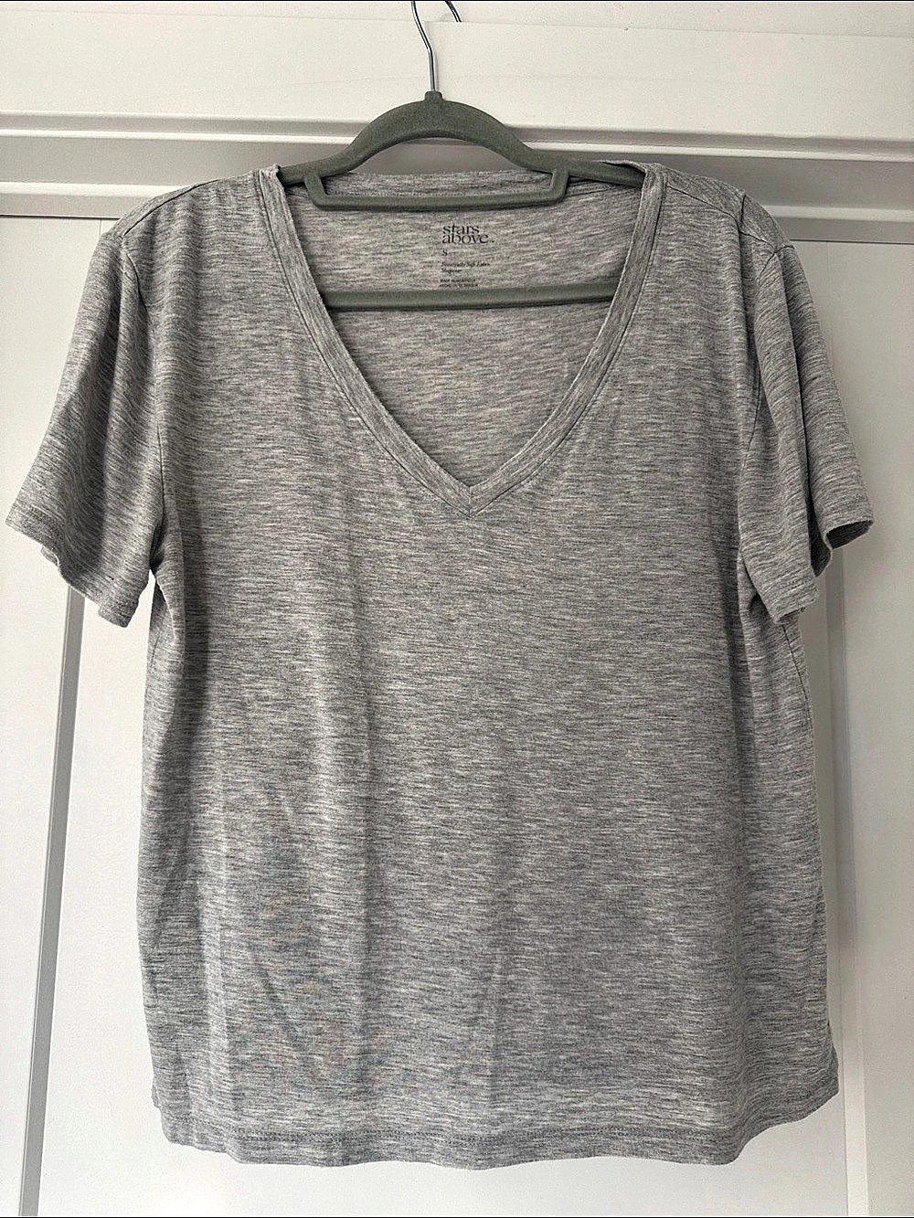 Stars Above Beautifully Soft Short Sleeve V-Neck Sleep T-Shirt V-Neck Sleep